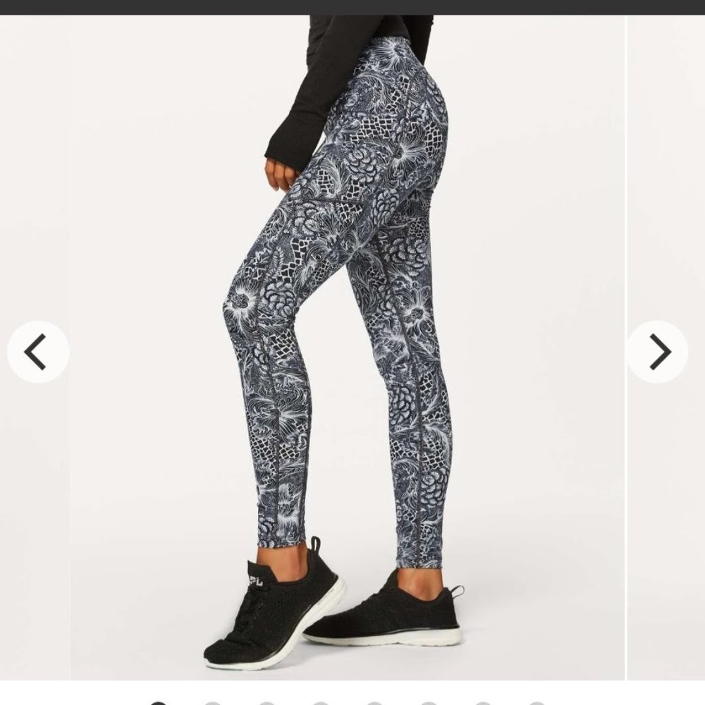Lululemon Speed Up Tight (Full- On Luxtreme 28") Nouveau Starlight Black, 4